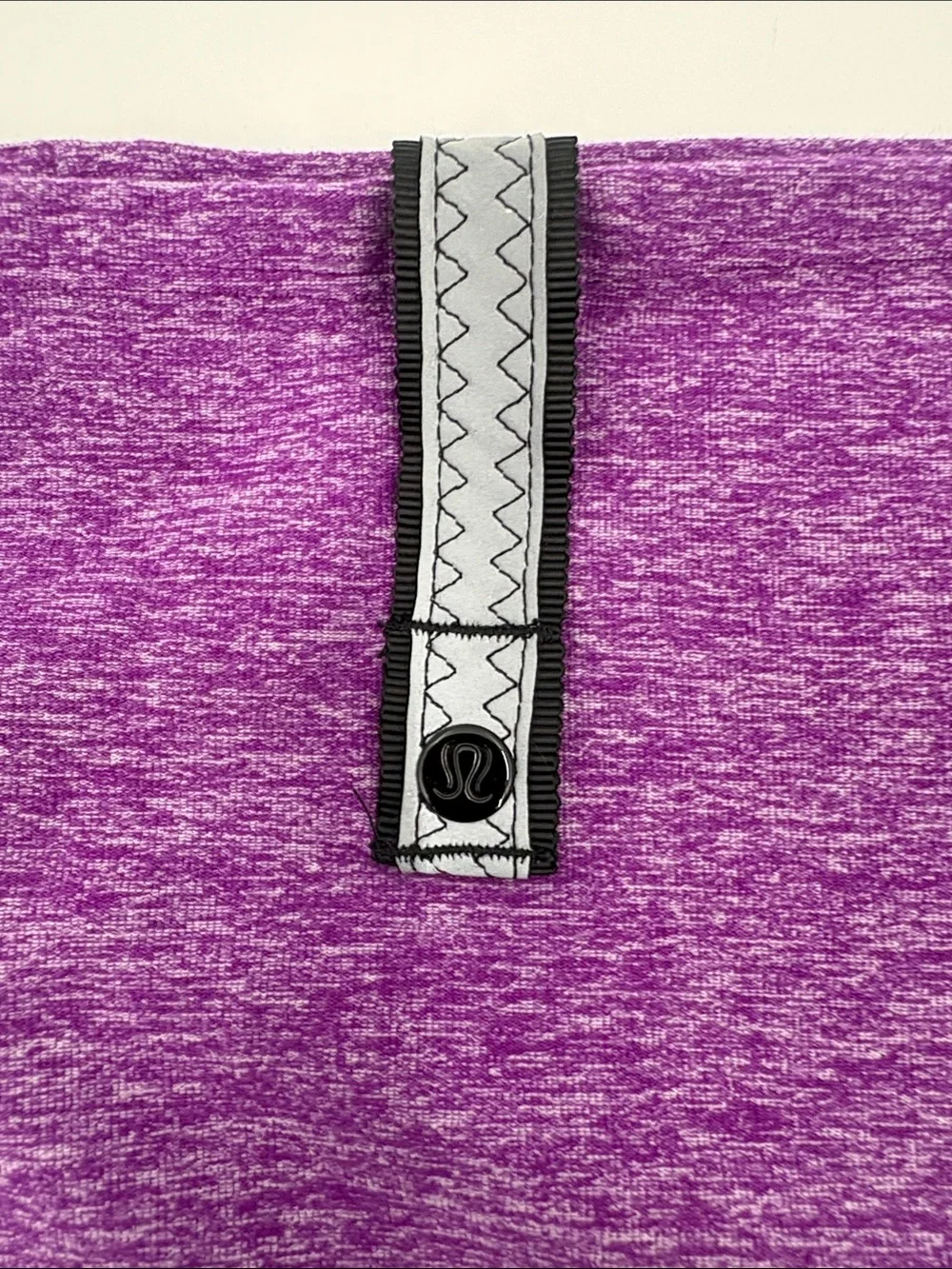 lululemon athletica Purple Knit Neck/Shoulder Wrap with Black Snap Trim
